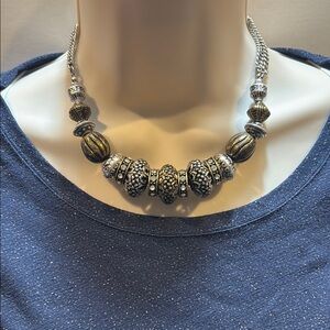 Premier Silver-Tone Beaded Statement Necklace - Women Jewelry